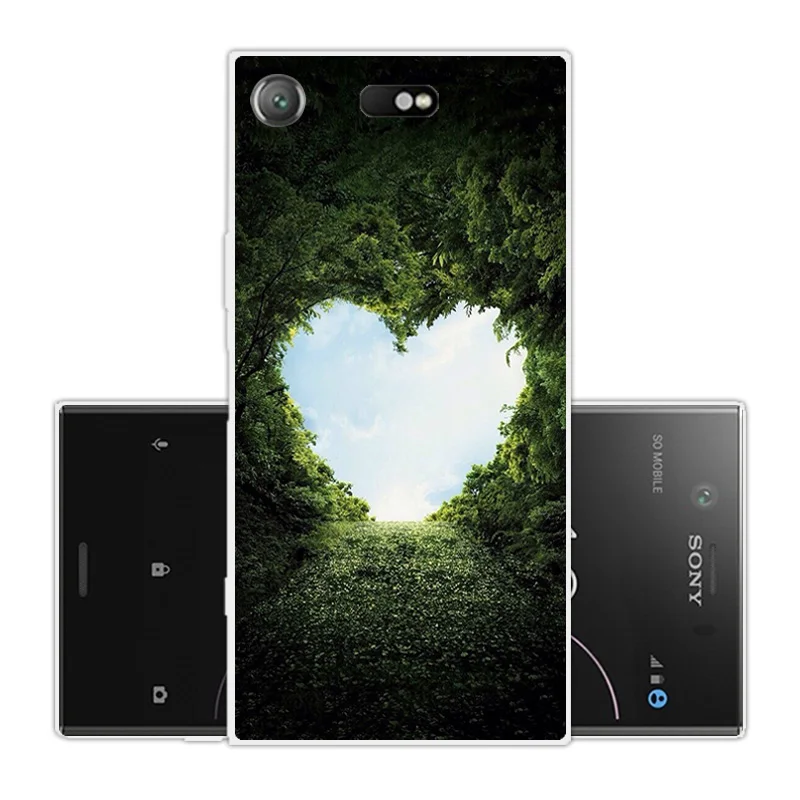 Для Sony Xperia XZ1 Compact силиконовый чехол для синий телефона |