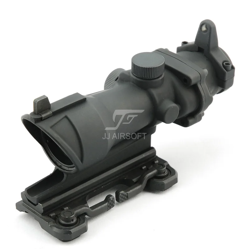 JJ страйкбол ACOG Стиль 4x32 область с QD креплением (черный/коричневый) Бесплатная