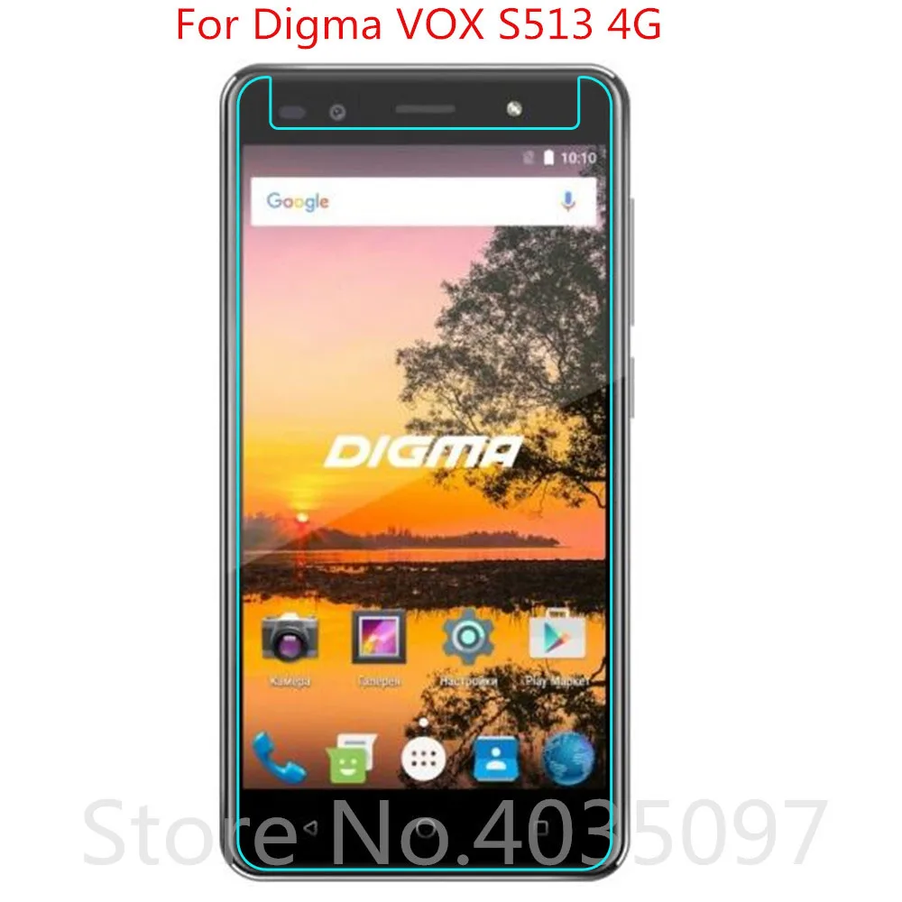2.5D 9H закаленное стекло для Digma VOX S513 4G на телефон защитная пленка экрана СТЕКЛО |