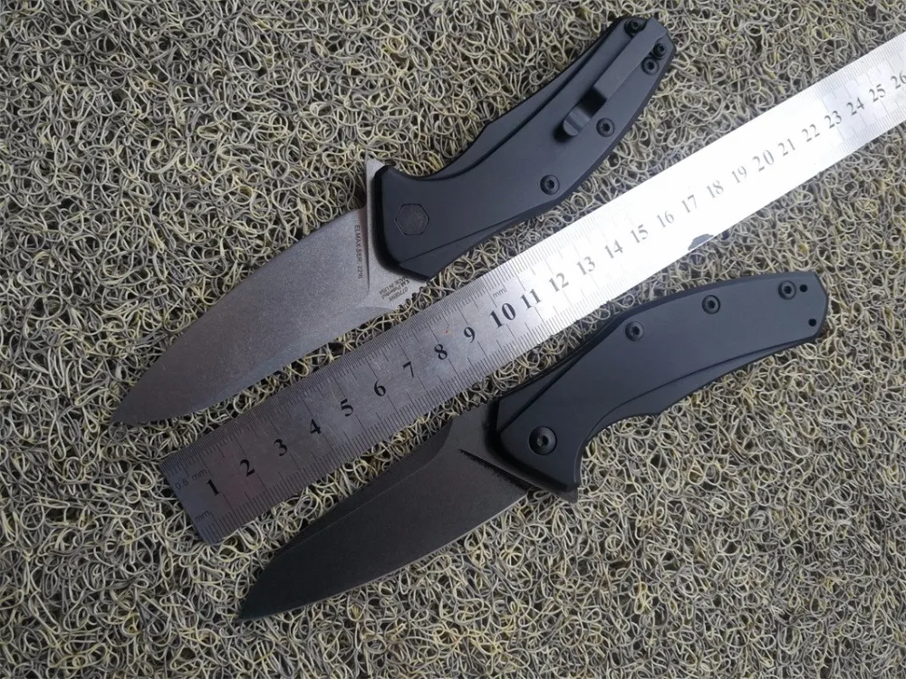 Высококачественный складной нож ZT0770 ELMAX каменная стирка 7075 алюминиевая ручка