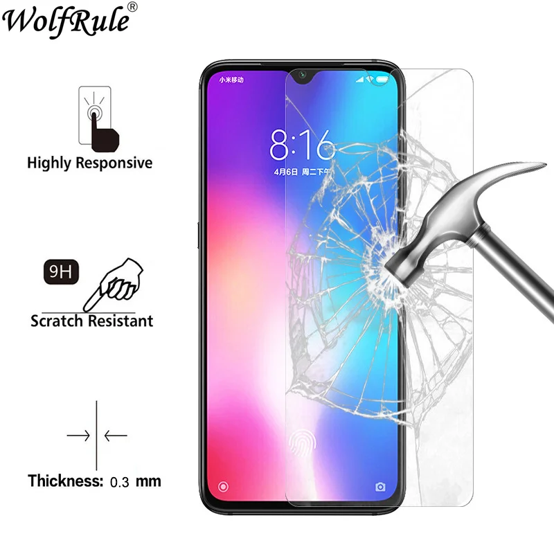 Ультратонкое закаленное стекло для Xiaomi Mi 9 SE твердость 9H Защита экрана 2 шт. |