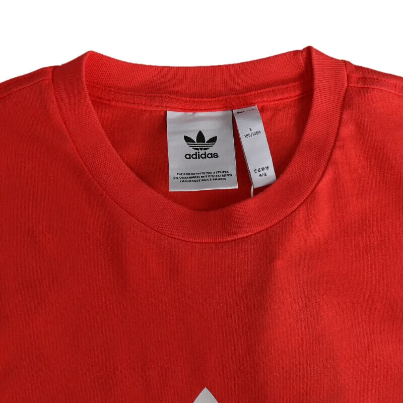 Оригинальный Новое поступление Adidas Originals TREFOIL футболка мужские футболки с