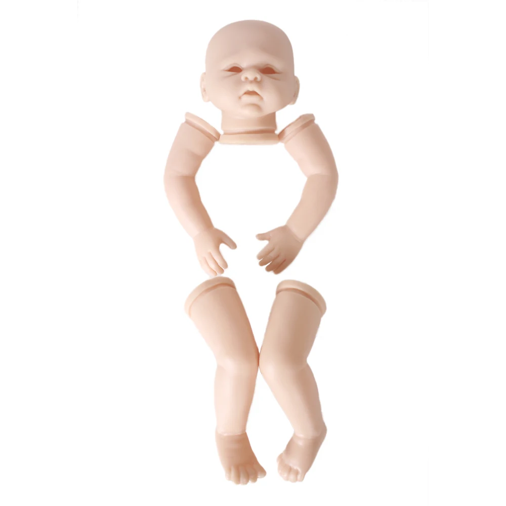 Силиконовые виниловые куклы reborn baby, набор для малышей с 3/4 виниловыми ручками и ножками, 18 дюймов, Неокрашенная форма для DIY игрушек