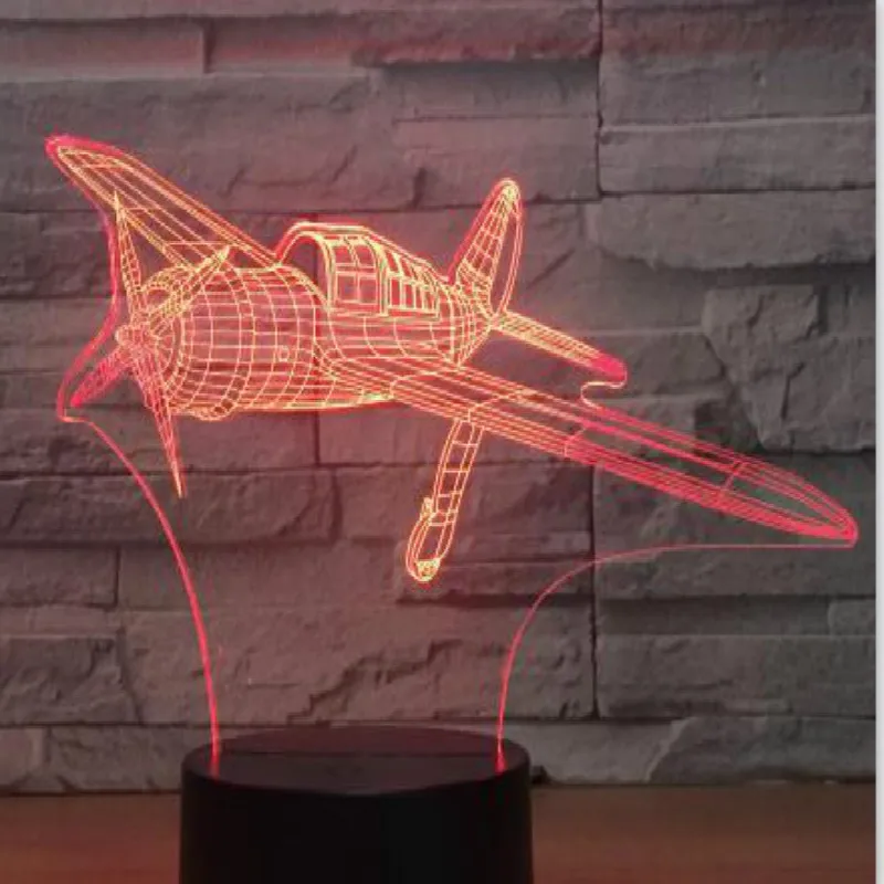 Подарок игрушечный самолет легкий контроль Воздушный 3D свет светодиодный