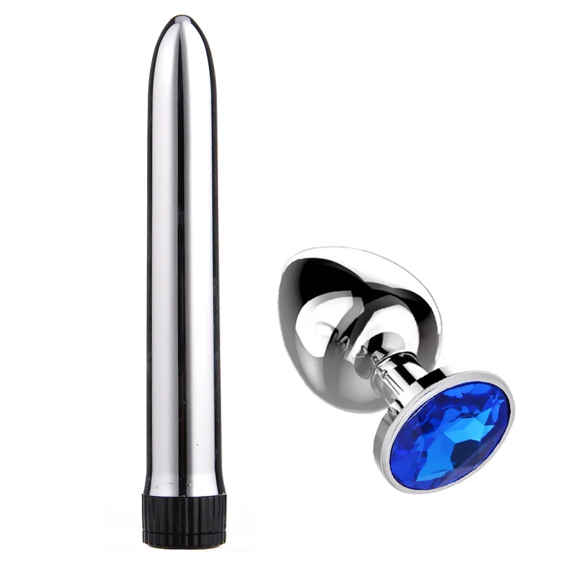 Женский G spot Wand Вибратор Анальная пробка Анальный массажер эротический анальные
