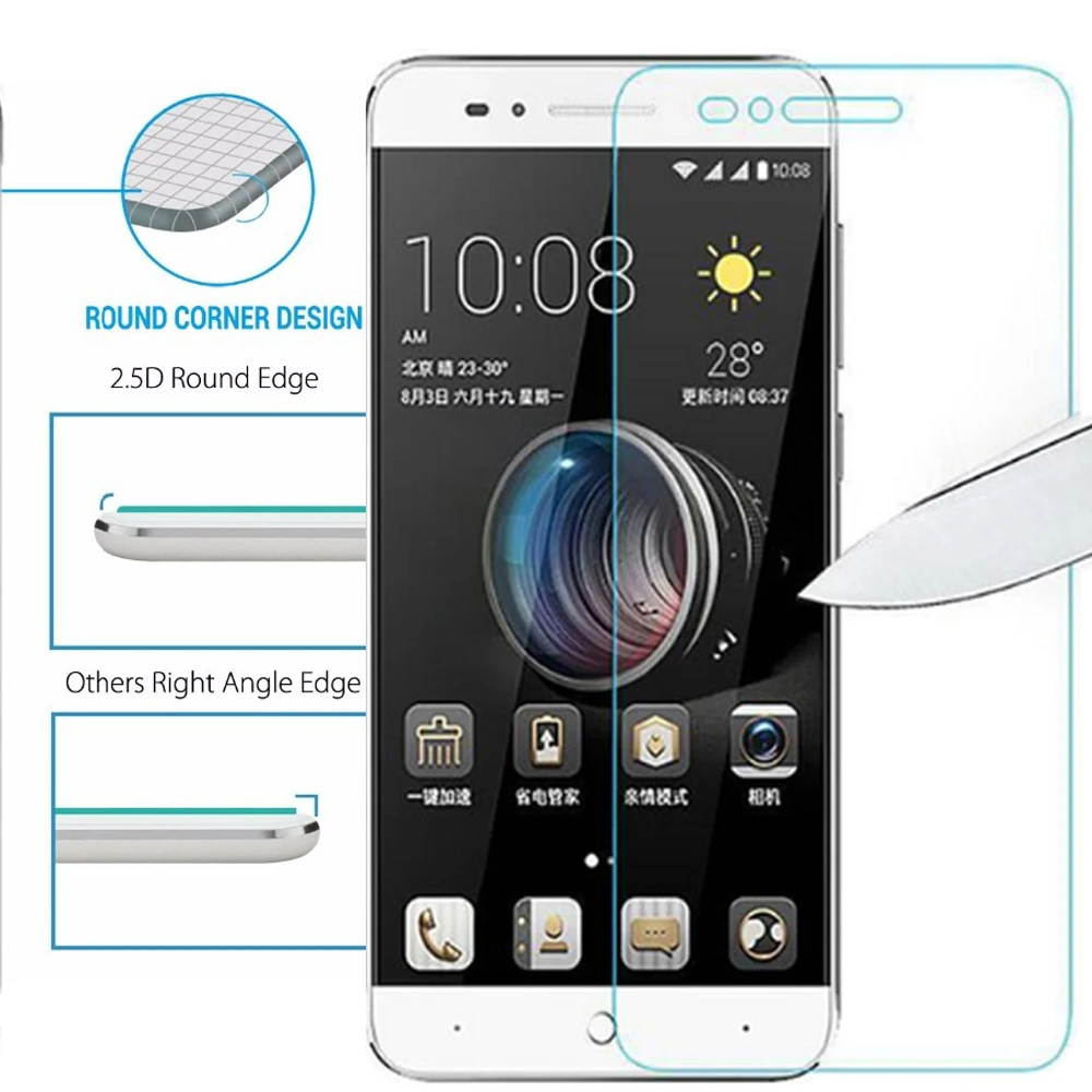 Защитное стекло для zte blade a6 glas закаленное a610 a601 a510 v7 lite axon 7 mini 6a 7v tremp защита экрана
