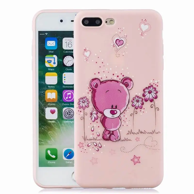 11 Pro Max чехол для телефона милый с мультяшным рисунком iphone X XS XR 6S 6 7 8 Plus 5 5S Мягкий