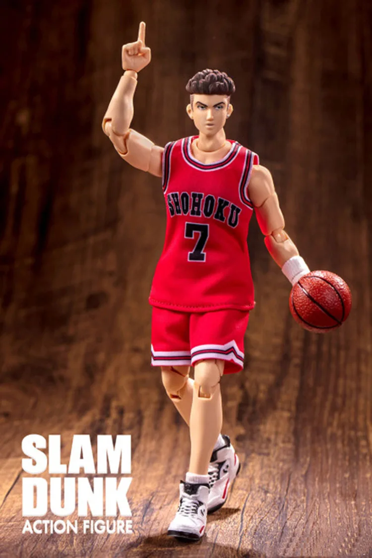 Ryouta Red Dasin Modello DM Slam Dunk Rukawa Shohoku Basket S. h. figuarts СВЧ ПВХ Figura di Azione аниме Giocattoli Figura игрушечные фигурки - Цвет: Ryouta Red