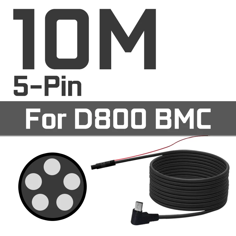 10M For D800 BMC JADO потоковое зеркало заднего вида D800 удлинитель длина 10 м 15 м - Название цвета: 10M For D800 BMC