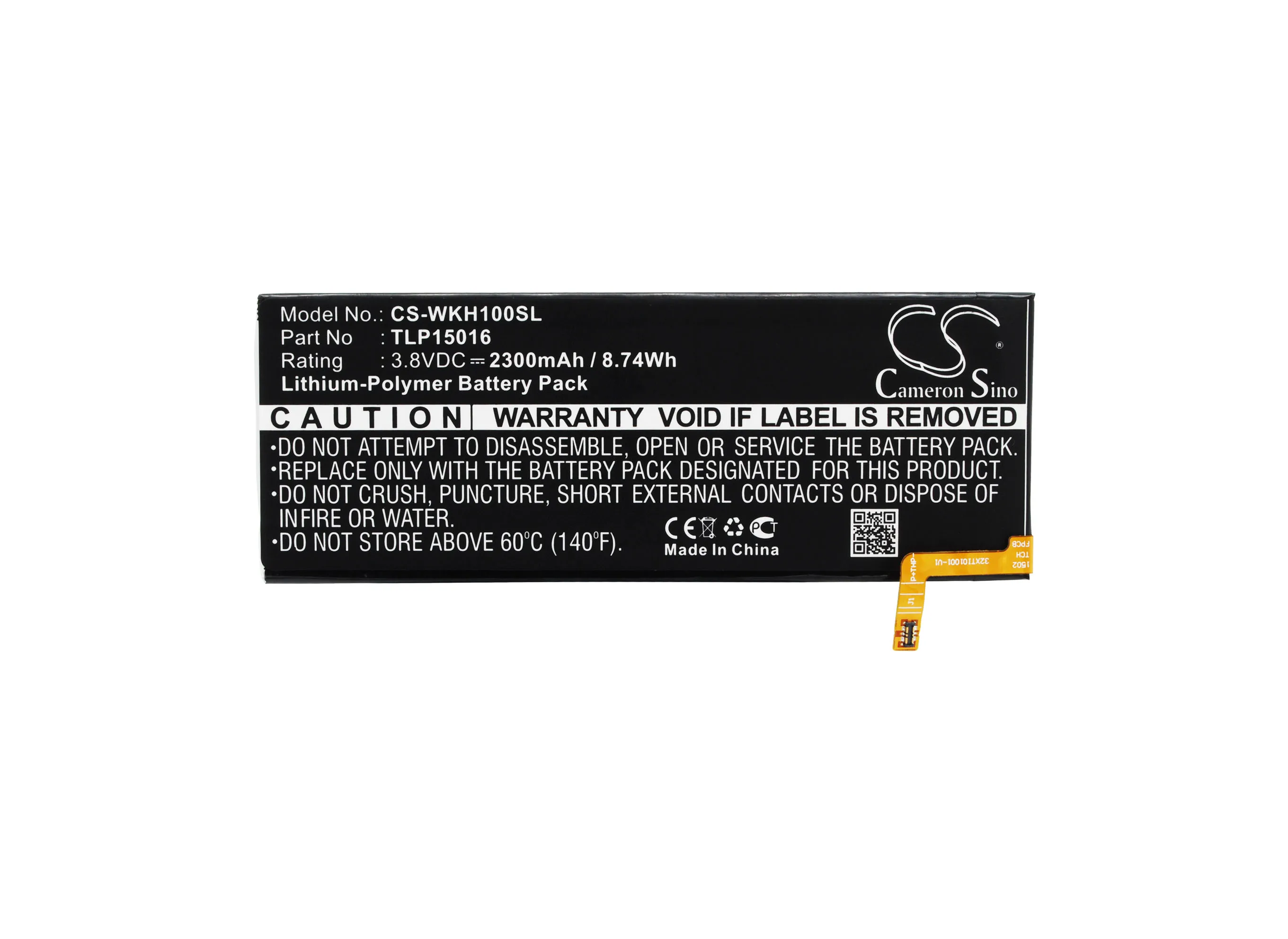 Cameron Sino 2300 мАч батарея S104-Q06000-000 S104-Q14000-001 TLP15016 для Wiko Highway Star 4G Dual SIM | Мобильные