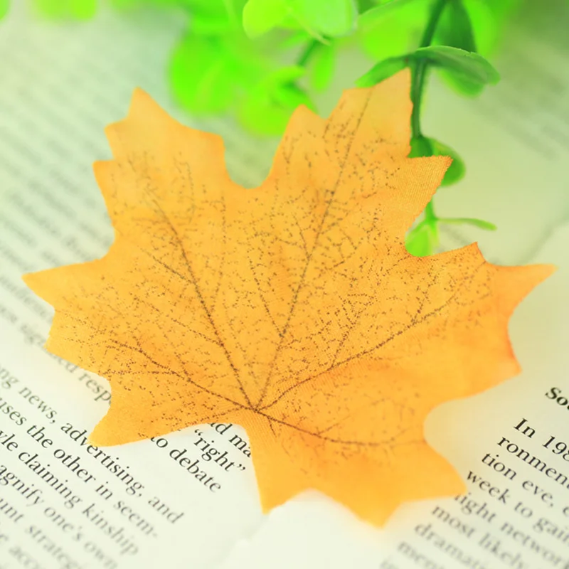5 шт./лот яркие кленовые листья шелковая ткань Листья осенние листва реквизиты