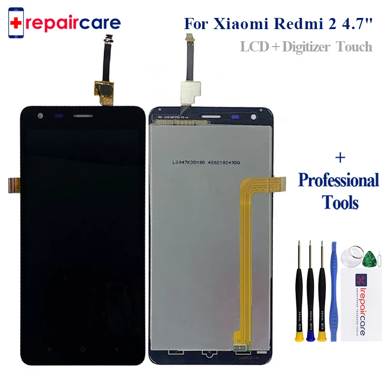 

100% протестированный ЖК-дисплей для Xiaomi Redmi 2 4,7 дюймовый сенсорный экран дигитайзер 1280*720 в сборе