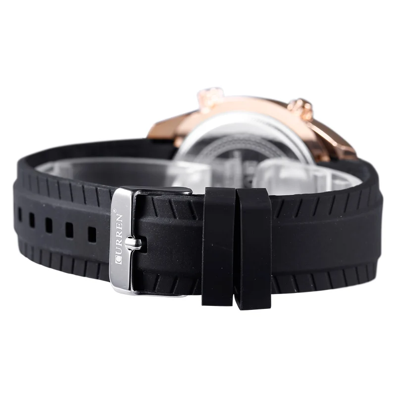 Мужские часы лучший люксовый бренд мужские спортивные кварцевые силиконовые