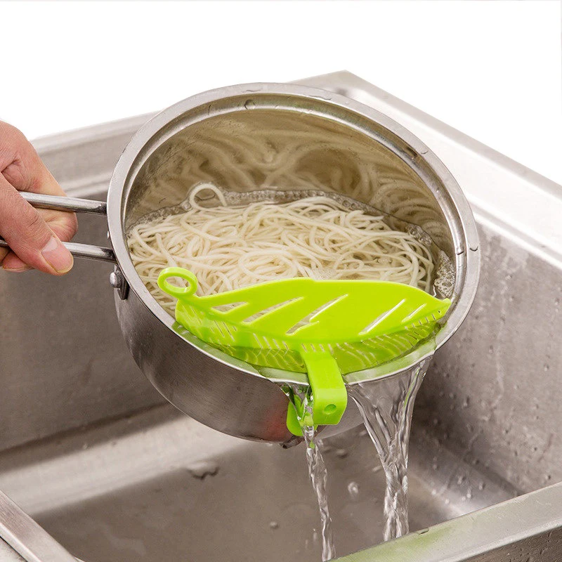 Unibird 1Pc Leaf Shape Colander Rice Wash Gadget Noodles Spaghetti Beans Strainers Kitchen Fruit&ampVegetable Cleaning Tool | Дом и сад