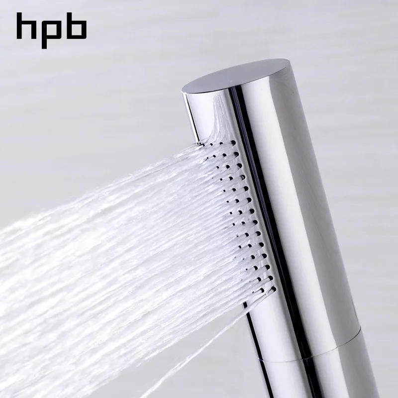 HPB латунный круглый ручной Душ высокого давления водосберегающий мощный душ