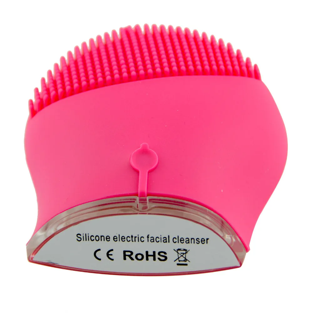 Мини электрическая щетка для лица Очиститель Силиконовый водонепроницаемый