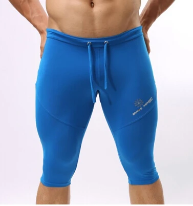 Мужские модные повседневные мужские шорты однотонные высокое качество для бега