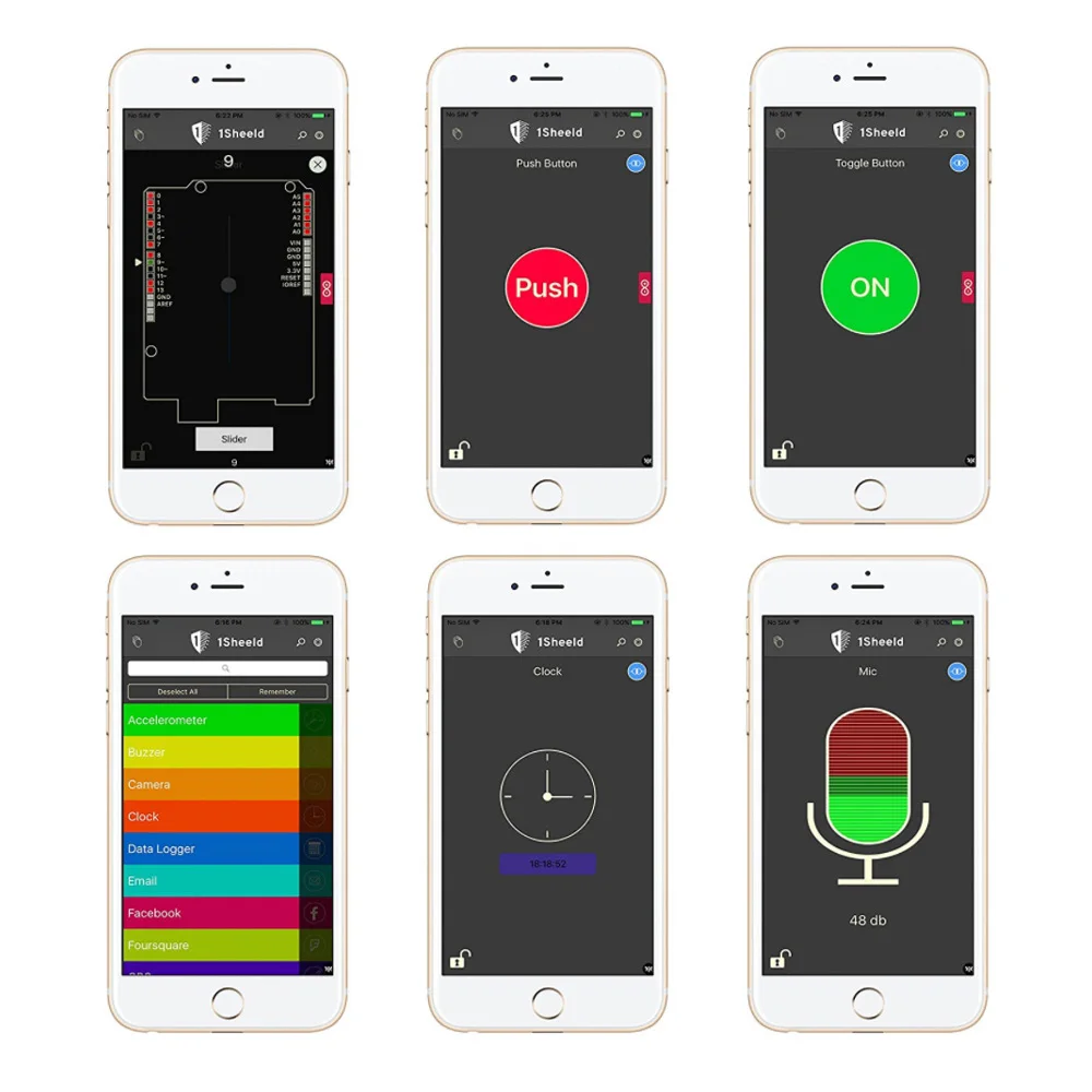1 sheeld+: щит для Arduino совместимый с iOS и Android