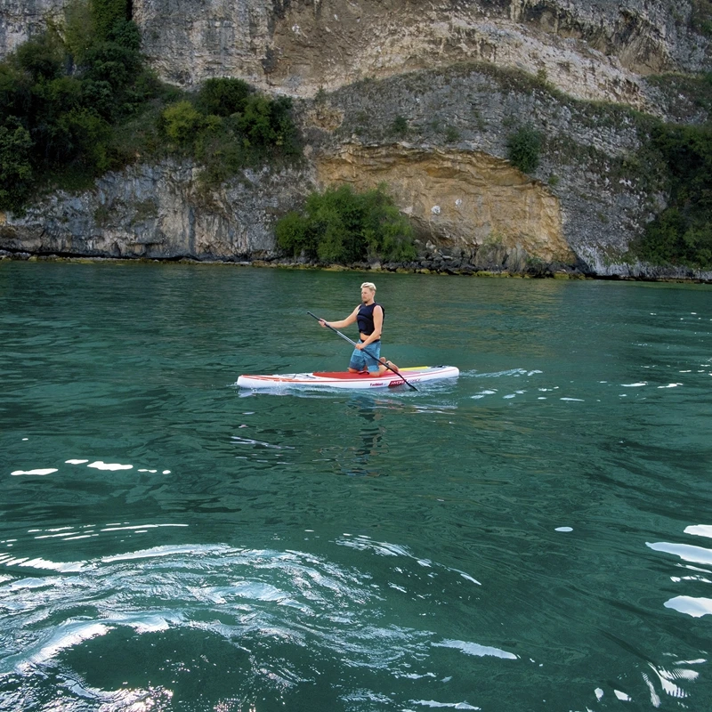 12 футов 76 см большая надувная гоночная доска для SUP серфинга с быстрым