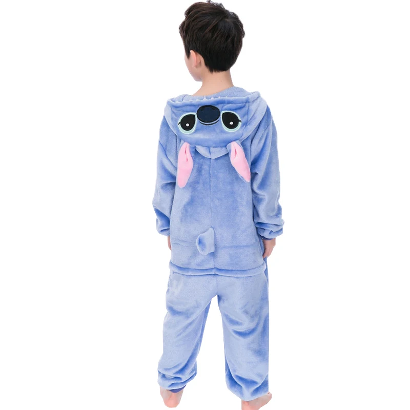 EOICIOI кигуруми Детский Пижамный Набор Animal Pikachu Stitch Panda Единорог Пижамный Детский Пижамный Для Мальчиков Девочек Пижамы Косплей Onesies детская пижама единорога пижама для девочки