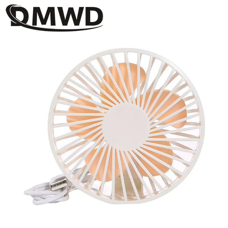 DMWD портативный мини вентилятор USB воздушный охладитель маленький настольный для