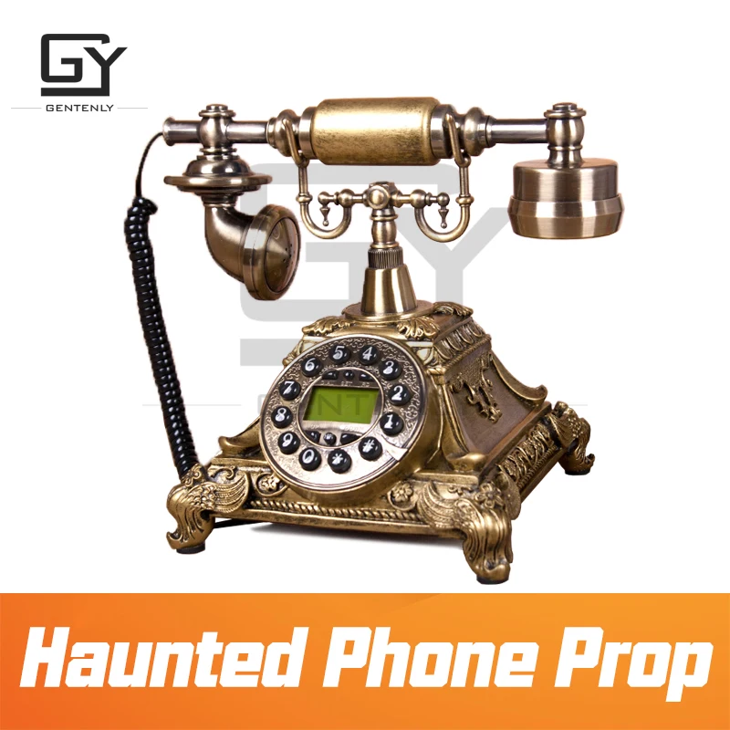 

Escape Room Props Horror Phone Real Life Haunted Game Puzzle Dial Correct Number Unlock Maglock With Audio Exit Escapement Time