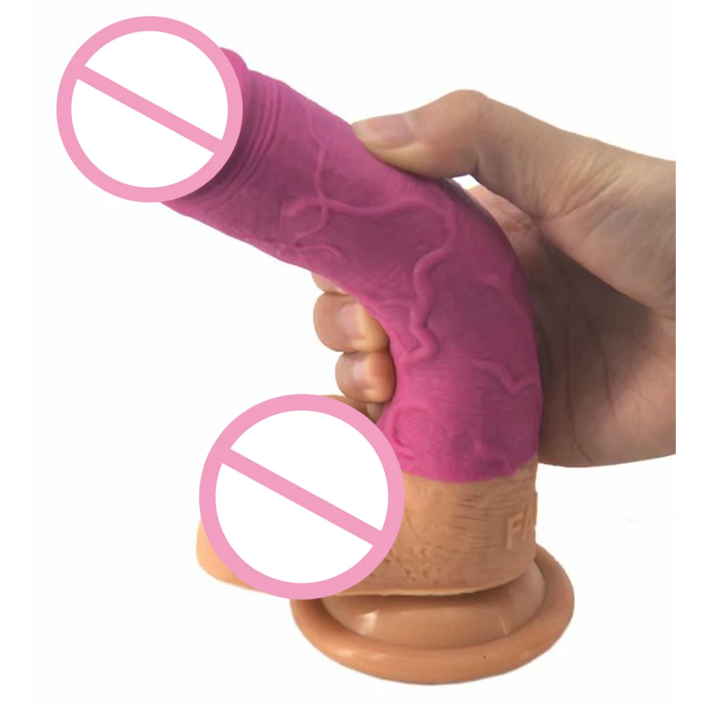 FAAK большой силиконовый фаллос реалистичный пенис глубокой текстуры всасывания