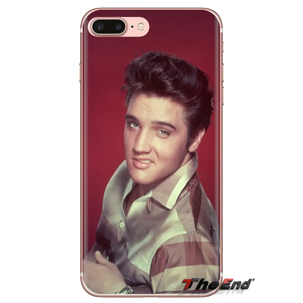 Soft Transparent Case Cover popular Musician Elvis presley For iPod Touch Apple iPhone 4 4S 5 5S SE 5C 6 6S 7 8 X XR XS Plus MAX |