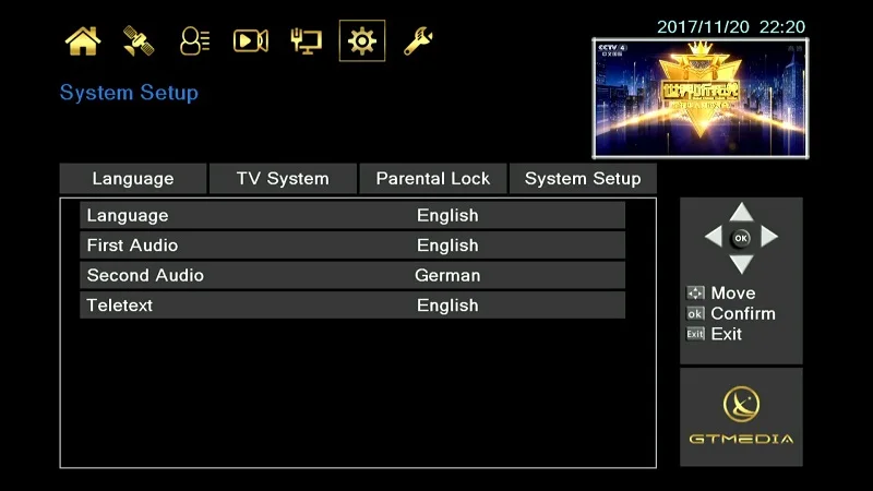 5 шт. GTMedia V9 супер Full HD DVB-S2 спутниковый ресивер же V8 Nova Обновление от V8 супер декодер поддержка H.265 встроенный WiFi
