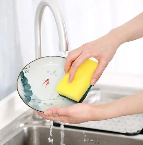 Красочные чистой очистка скраб миску губка кухня чаша для умывания протрите