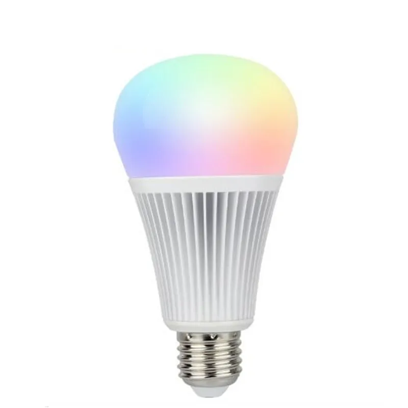 Milight YB1 9 Вт RGB+ CCT Светодиодная лампа Wi-Fi 2,4 г беспроводной светодиодный светильник 2700 к-6500 к затемнения 2 в 1 умный Mi-Light светодиодный свет AC100-240V
