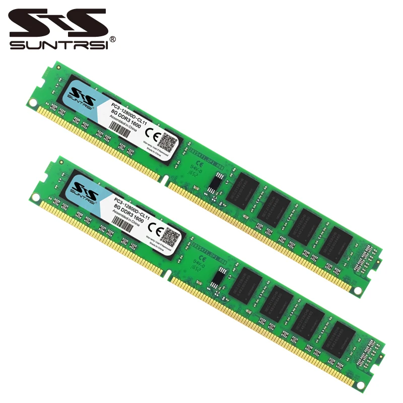 Suntrsi DDR3 8 GB настольная память Rams 1600 MHz 1333 MHz герметичная память DDR 1,5 V 240pin Новинка