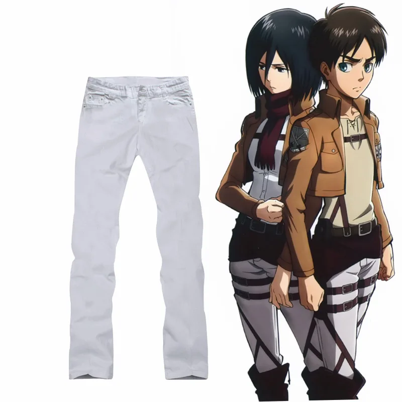 Млечный Путь аниме атака на Титанов Косплэй Shingeki no Kyojin брюки Микаса Акерман Rival