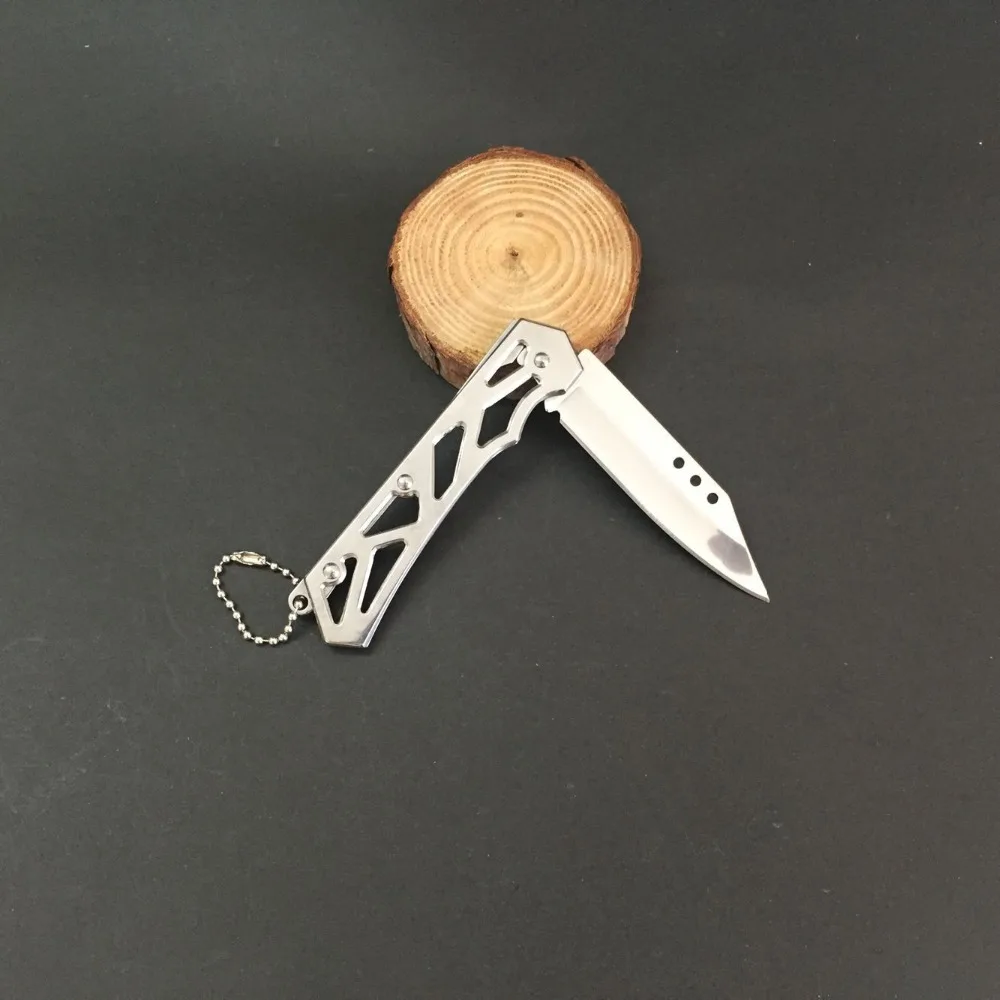 Free shipping EDC knife outdoor camping folding stainless steel portable key mini ring | Инструменты