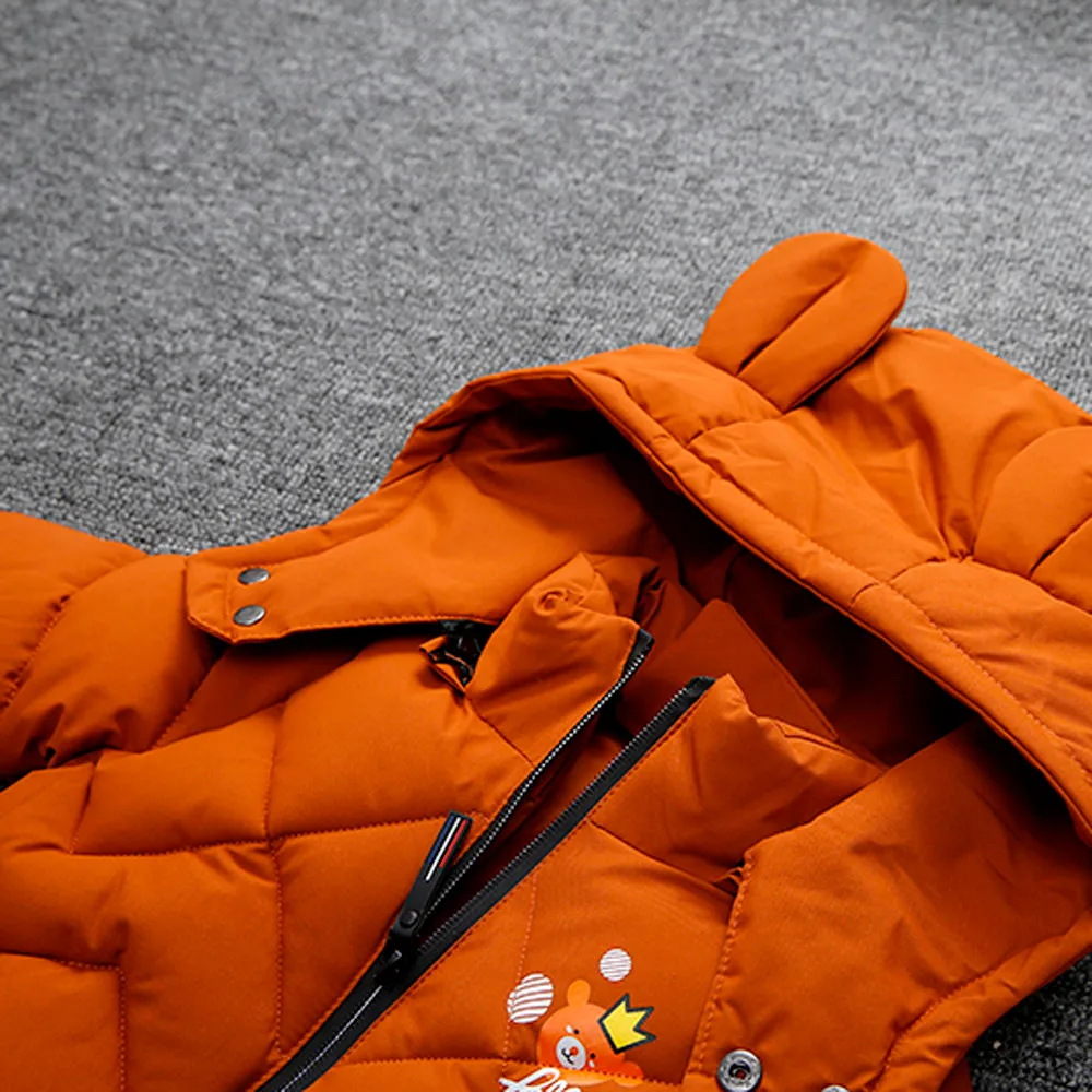 Warm Winter Jacket Fashion Kids Coat Boys Girls Thick Coat Padded Winter Jacket Clothes Park For Girls Boys Kids Overcoat