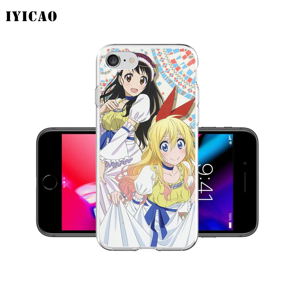IYICAO Nisekoi Мягкий силиконовый чехол для iPhone X XR XS MAX 6 6s 7 8 Plus 5 5S SE TPU | Мобильные