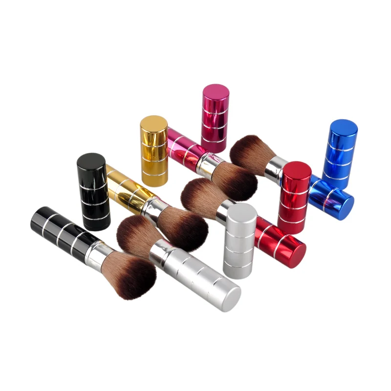 Выдвижная мягкая кисть для лица щек пудры основы румян Кисть макияжа