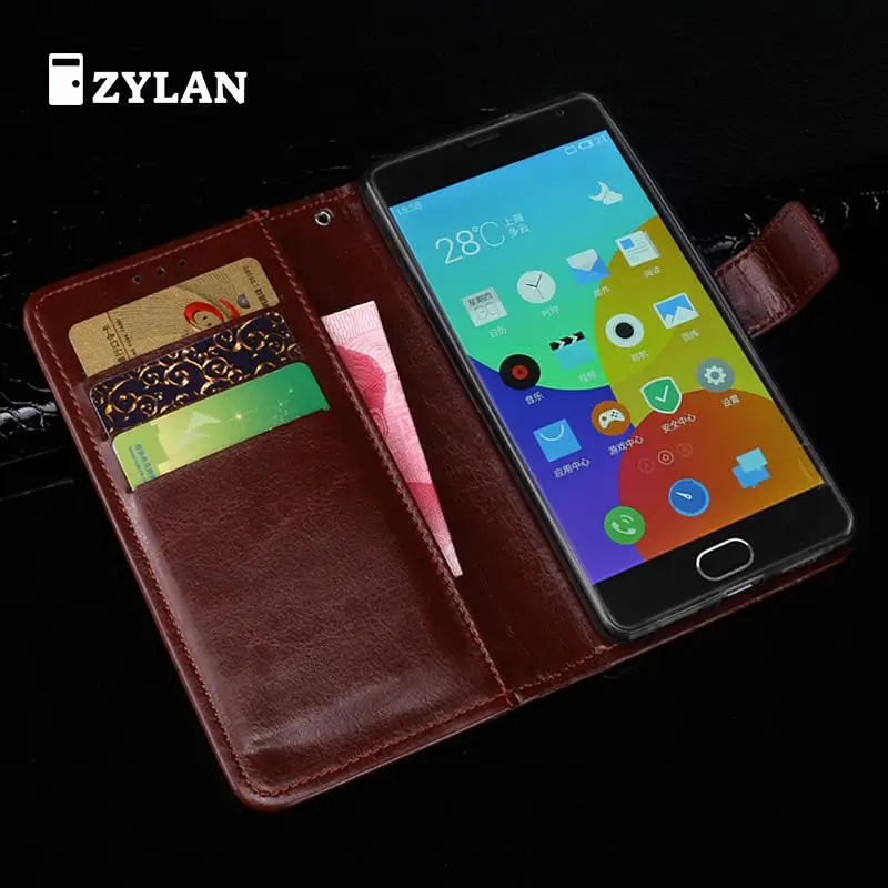 ZYLAN для Meizu M2 Mini чехол деловой Роскошный кожаный флип с подставкой кошелек сумка