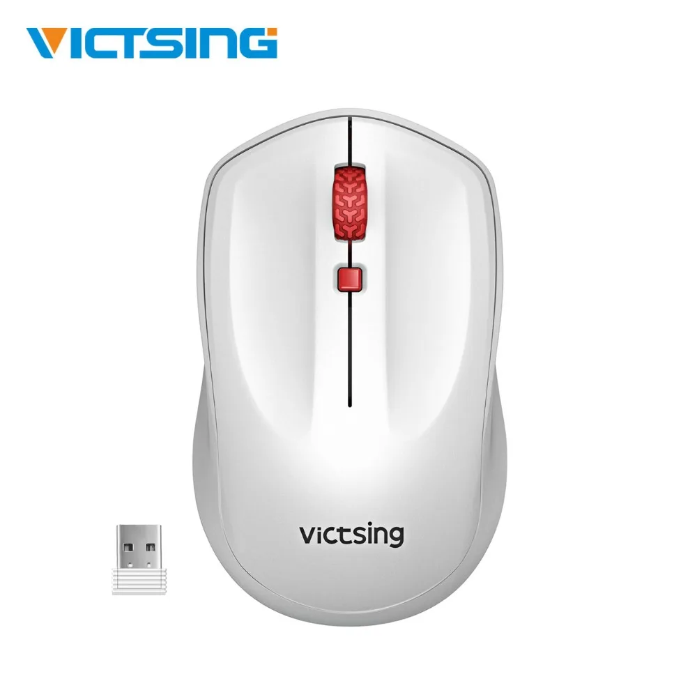 VicTsing 2 4 ГГц Беспроводной игровой Мышь кнопочный USB оптическая клавиатуры