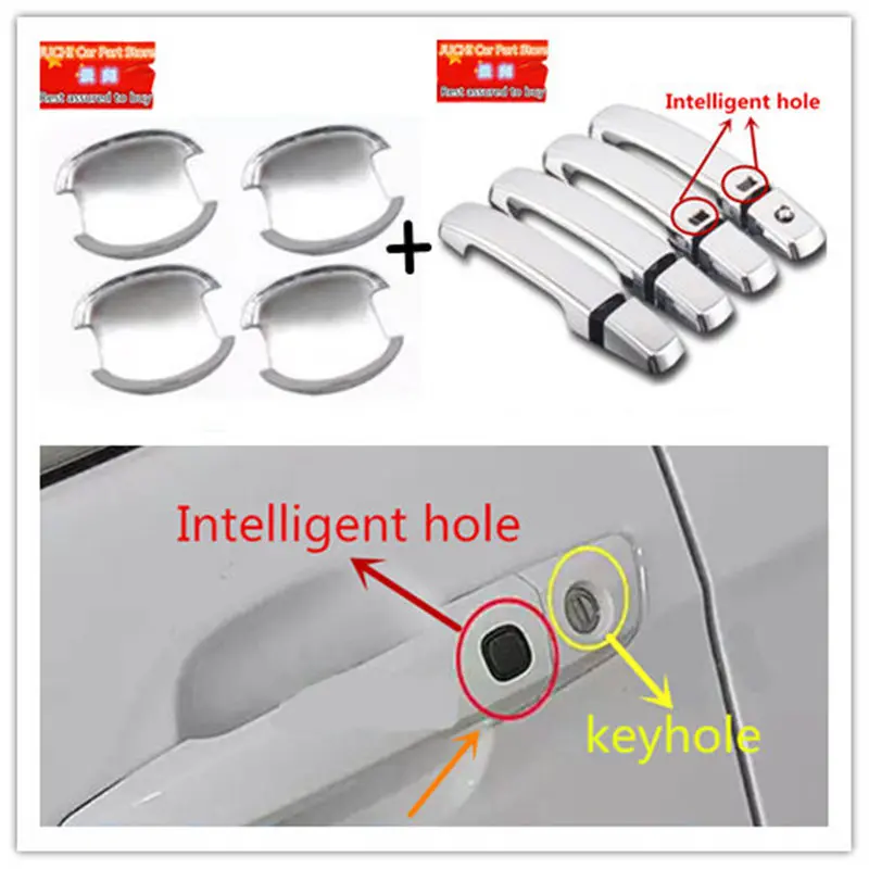 Автомобильная дверная чаша ручка крышка ручки наклейка для Geely new Emgrand 7 EC7 EC715 EC718