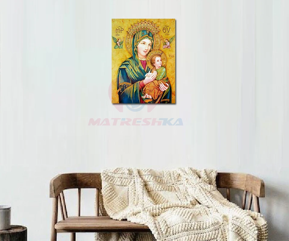 Алмазная вышивка иконы алмазная живопись полная квадратная картина Стразы 5d алмазная живопись полная дрель квадратный в форме шестерни иконы