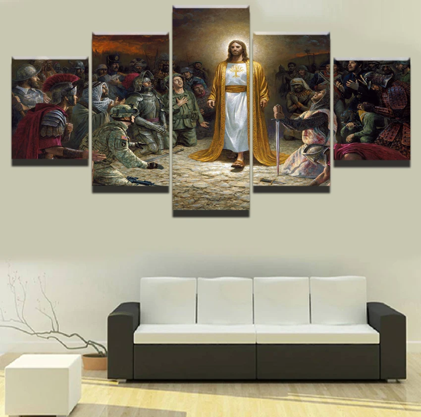 Картины на холсте домашние декоративные настенные картины 5 шт. религиозную