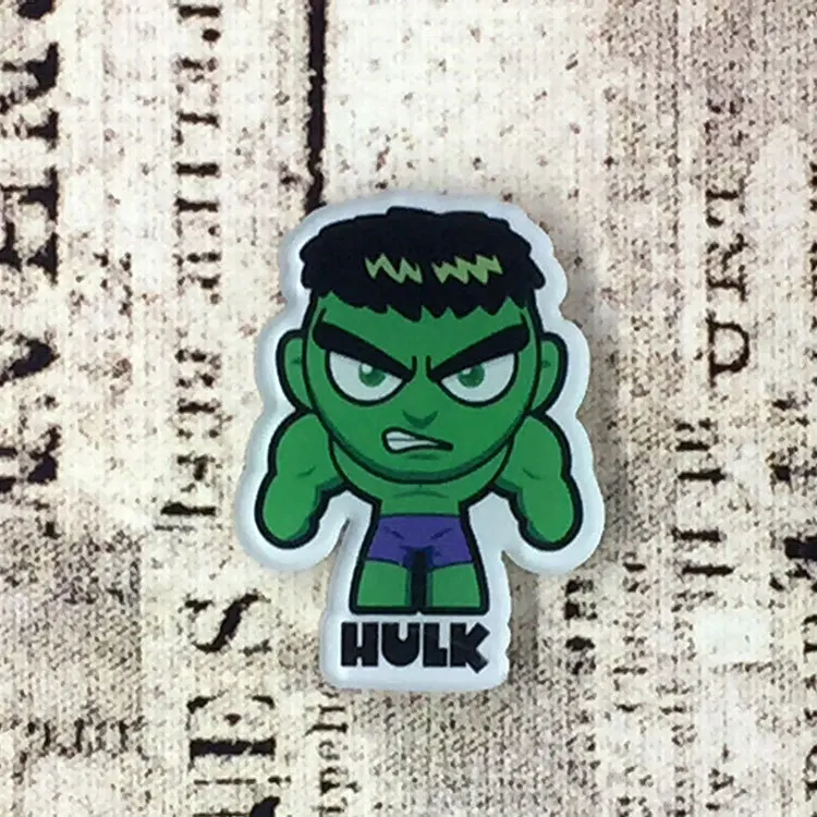 1 шт. мстители Супер Герои Халк Человек-паук аниме значок акриловая брошь значки