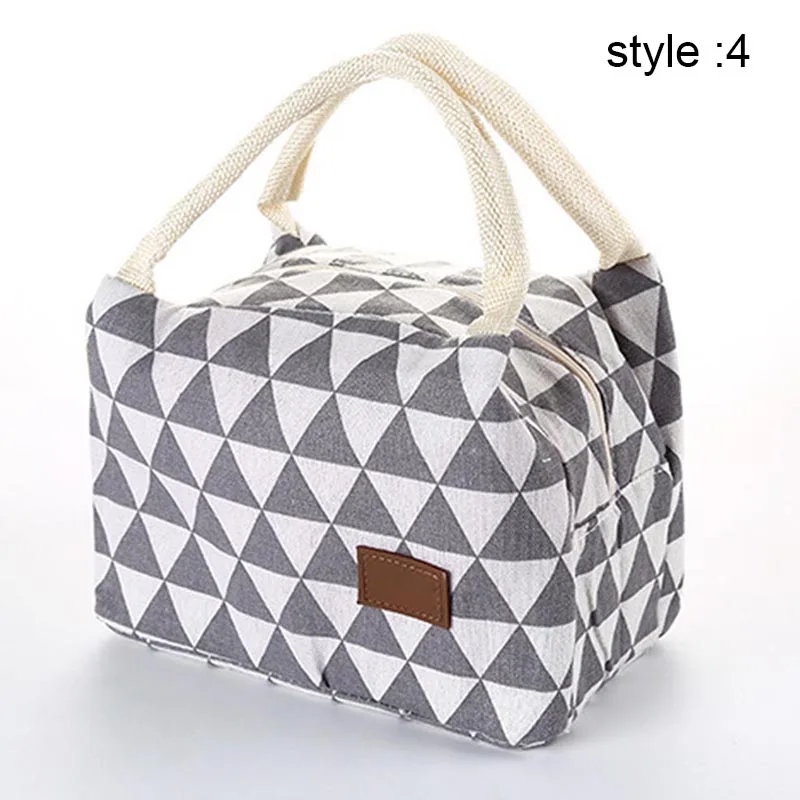 

1 Pcs Lunch Insulated Bag Insulation Tote Waterproof Zipper for Outdoor Picnic Camping New