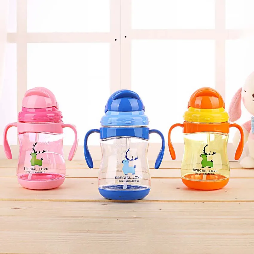 300 мл детская чашка для обучения питью девочек и мальчиков тренировок милая