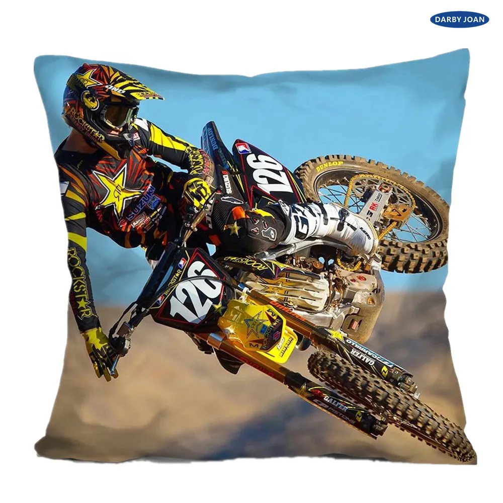 Подушки Фристайл DIRT BIKE Мотокросс пледы Чехол Подушка 14X1" 16X16" 18X1" 20X20" 24X24"