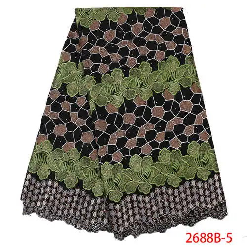 Picture -5 Швейцарская вуаль кружева в швейцарском стиле Tissu Dentelle синие нигерийские кружевные ткани африканские платья для женщин швейцарская кружевная ткань NA2688B-1 - Цвет: Picture -5