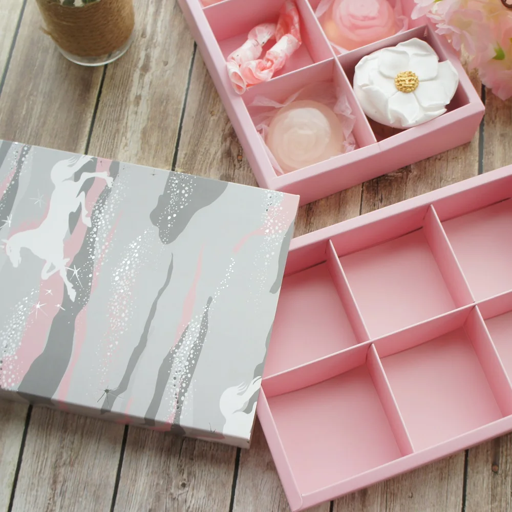 5 шт. Серебряная бегущая лошадь на облаках бумажная коробка как Макарон