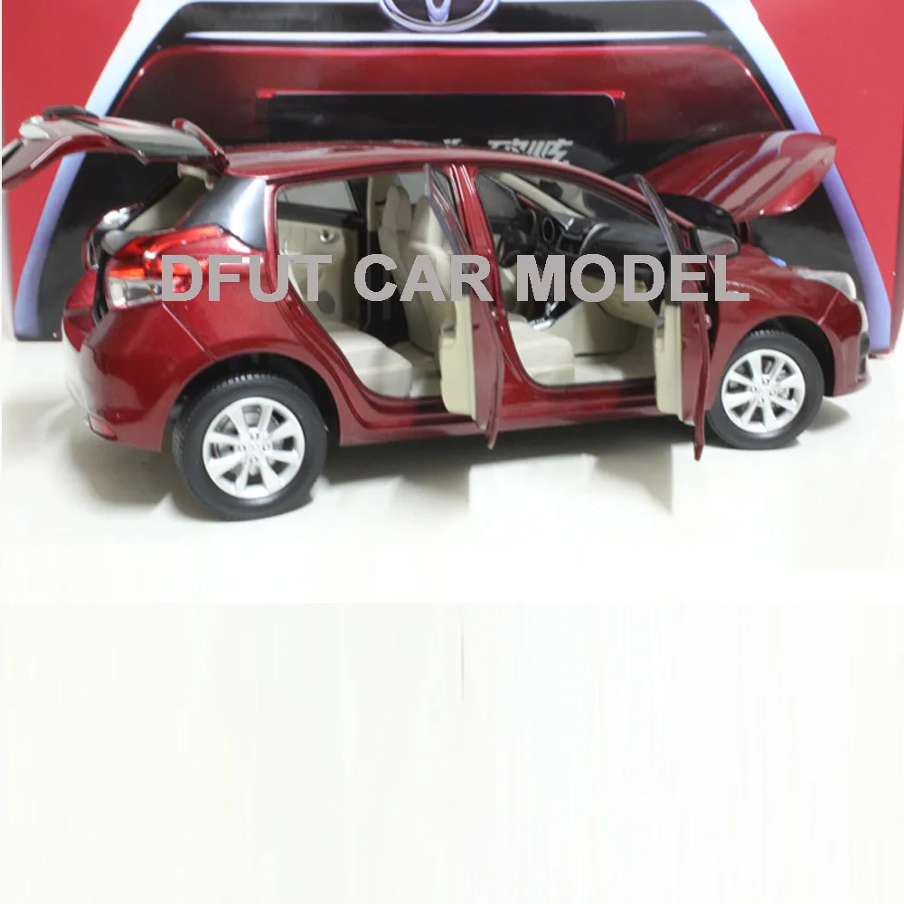 1:18 игрушечные автомобили из сплава YARiS L Series модель автомобиля детские