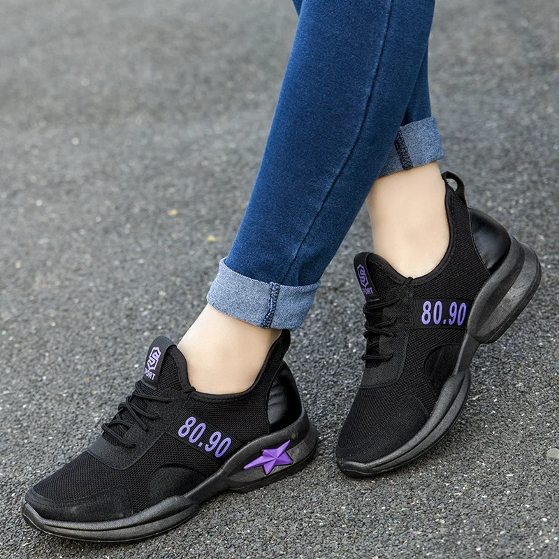 Ake Sia/Женские Модные дышащие сетчатые туфли для отдыха на толстой подошве со